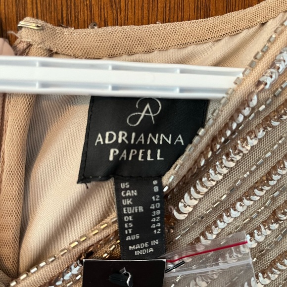 Champagne Gold Adrianna Papell dress - Picture 6 of 6